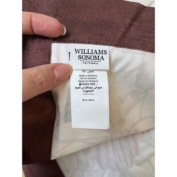 Autumn Plymouth Turkey Table Cloth New Williams Sonoma 70" x 90" - Picture 4 of 4